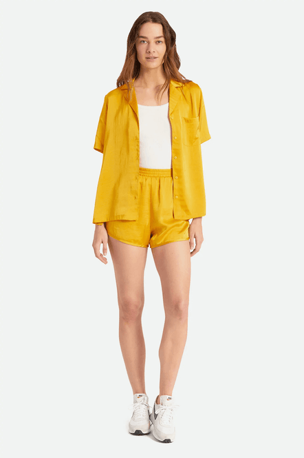 Hovedbilde Brixton Flight Runner Shorts Golden Glow