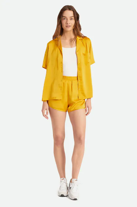 Hovedbilde Brixton Flight Runner Shorts Golden Glow