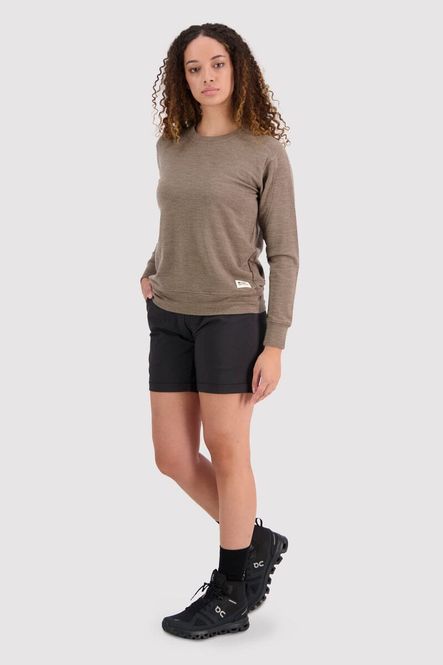 Hovedbilde Mons Royale Womens Covert Lite Crew Women Walnut
