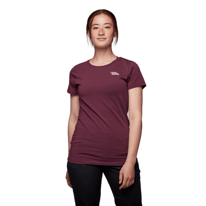 Hovedbilde Black Diamond W Peaks Tee Blackberry