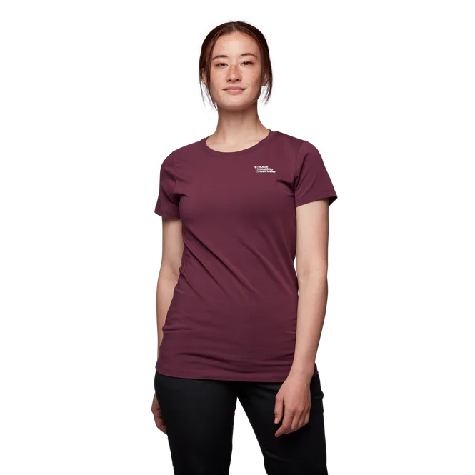Hovedbilde Black Diamond W Peaks Tee Blackberry