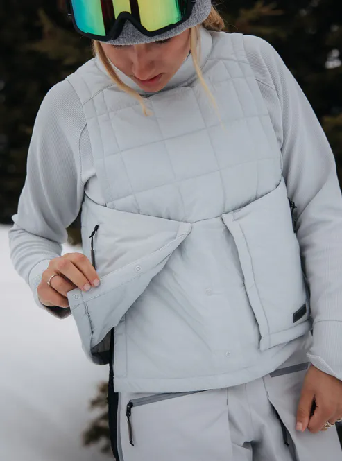 Hovedbilde Burton Women's Carbonate Insulated Vest Gray ...
