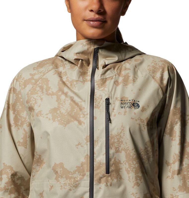 Mountain Hardwear Stretch Ozonic Jakcet Moab Tan Print