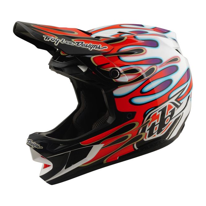 Hovedbilde Troy Lee Designs D4 Composite Helmet White/Red
