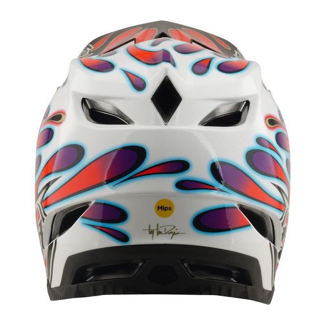 Hovedbilde Troy Lee Designs D4 Composite Helmet White/Red