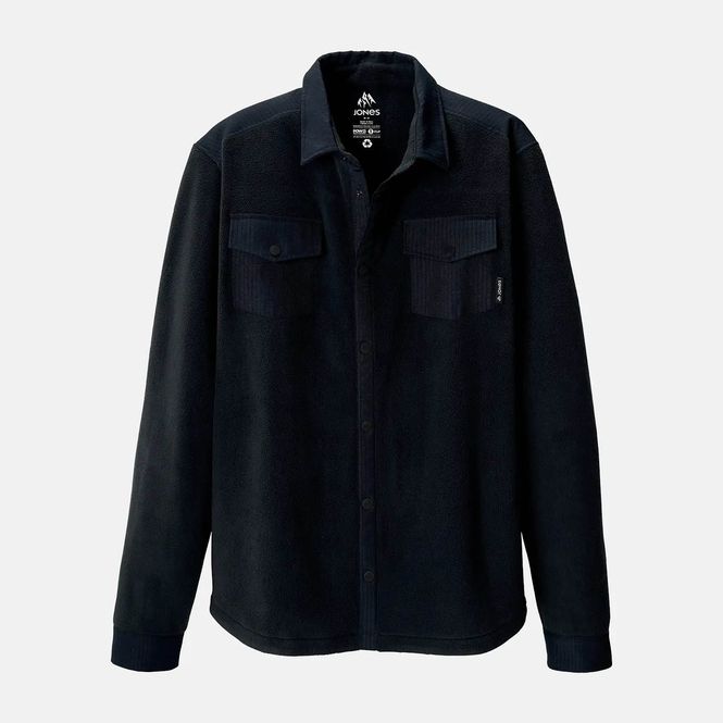 Hovedbilde Jones December Fleece Shirt Stealth Black
