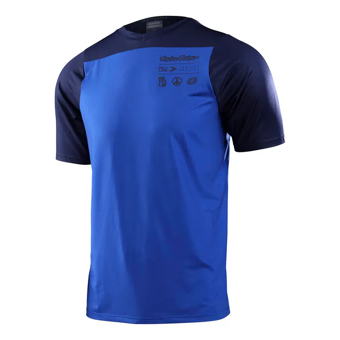 Hovedbilde Troy Lee Designs Skyline SS Jersey Mono True Blue