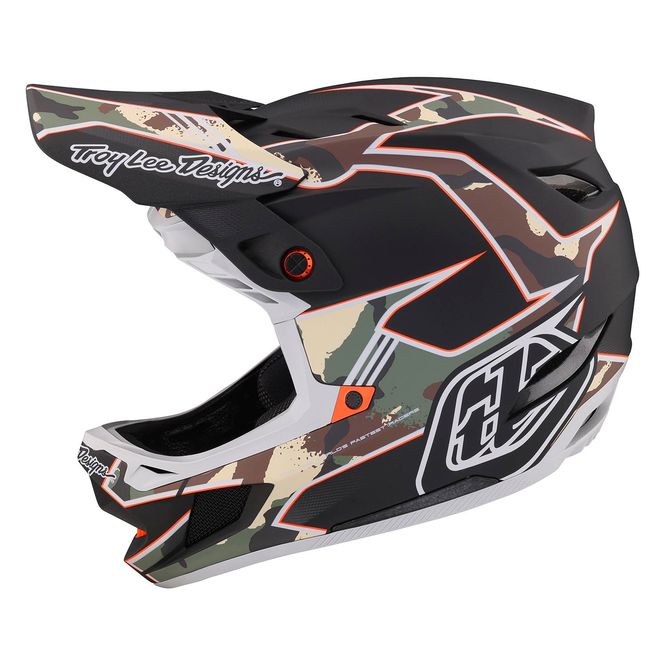Hovedbilde Troy Lee Designs D4 Composite Helmet Matrix Camo ...