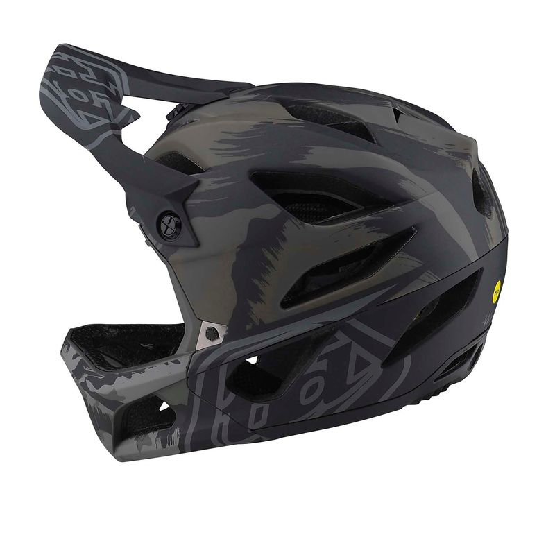 Troy Lee Designs Stage MIPS Helmet Brush Camo Military