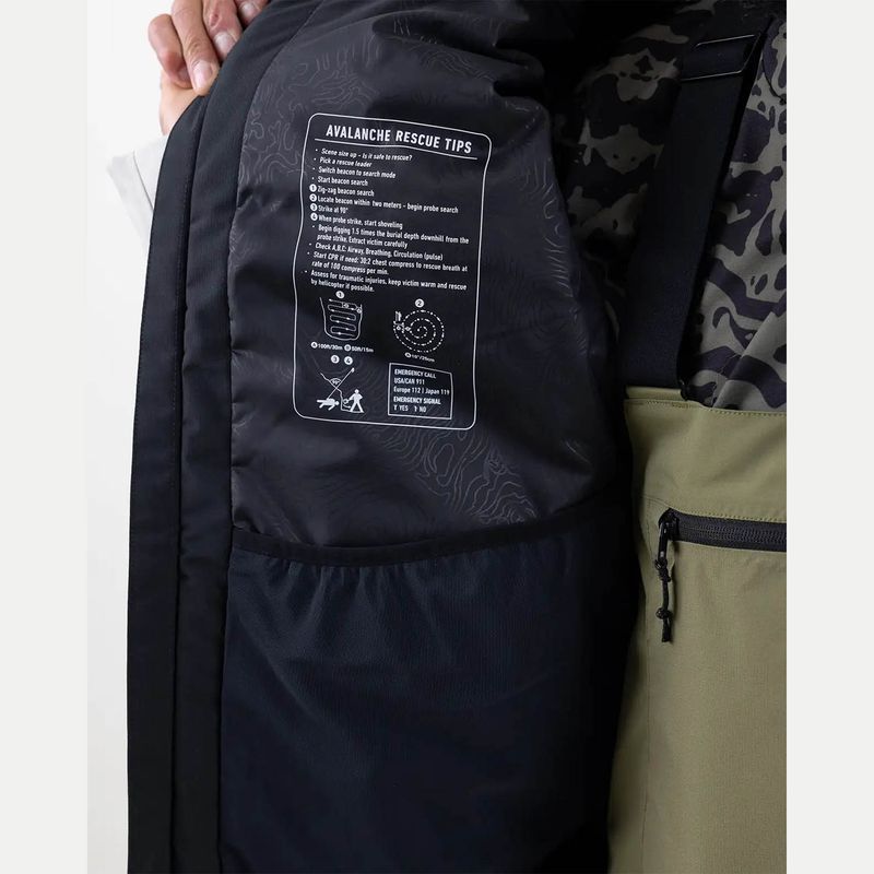 Jones Mountain Surf Parka Jacket Moss Green
