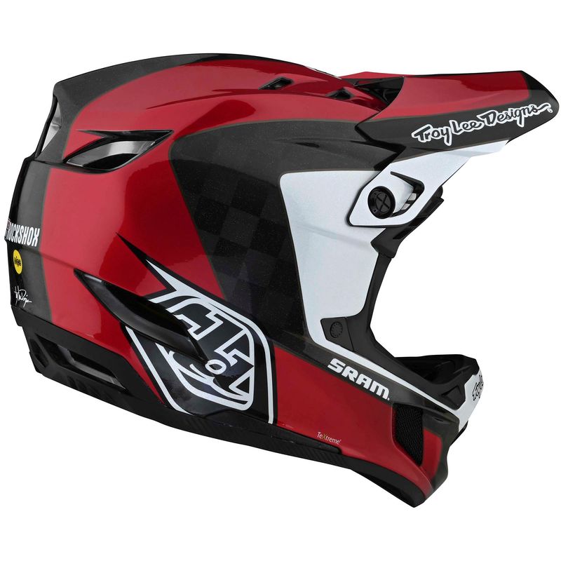Troy Lee Designs D4 Carbon Helmet Corsa Sram Red