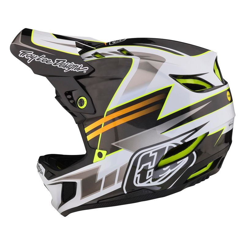 Troy Lee Designs D4 Carbon MIPS Helmet Saber Gray