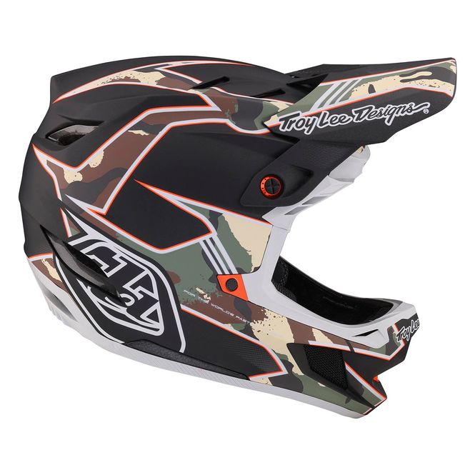 Hovedbilde Troy Lee Designs D4 Composite Helmet Matrix Camo ...