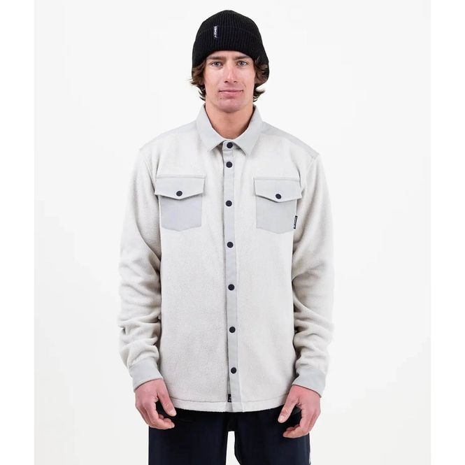 Hovedbilde Jones December Fleece Shirt Smoke Grey