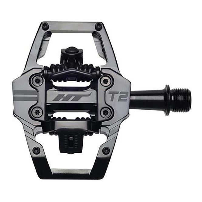 Hovedbilde HT T2 Enduro Pedaler Stealth Black/Silver