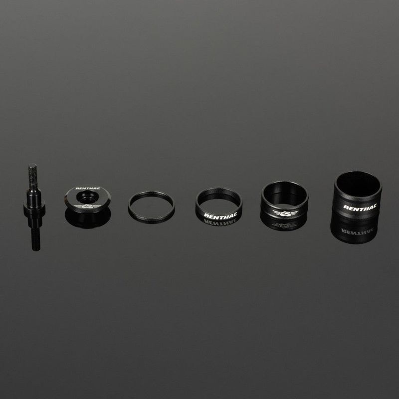 Renthal Top Cap & Spacer Kit Black