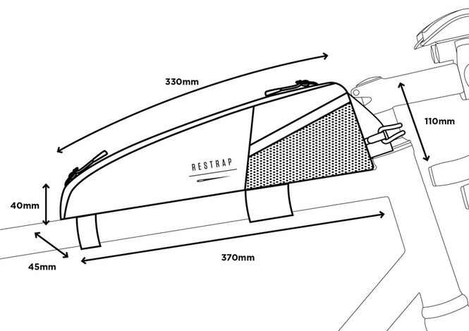 Hovedbilde Restrap Race Top Tube Bag Short