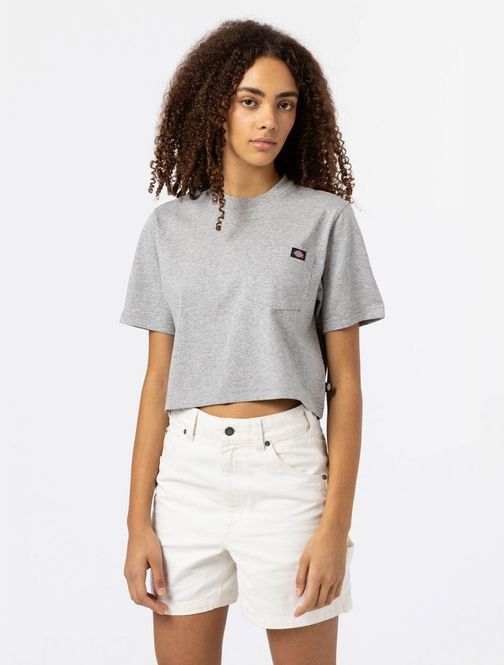 Hovedbilde Dickies Ss Porterdale Crop W-Grey Melange