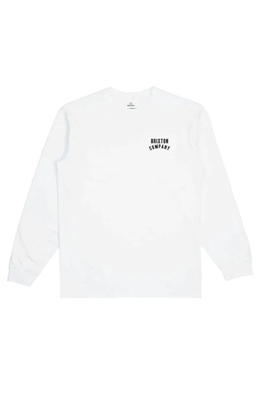 Brixton Woodburn L/S Stt White