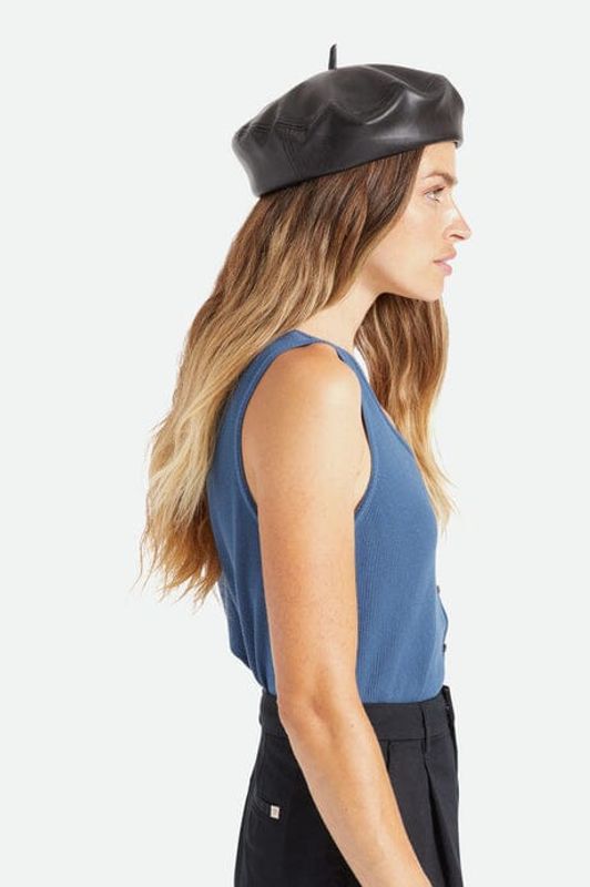 Brixton Audrey II Beret Black-Black