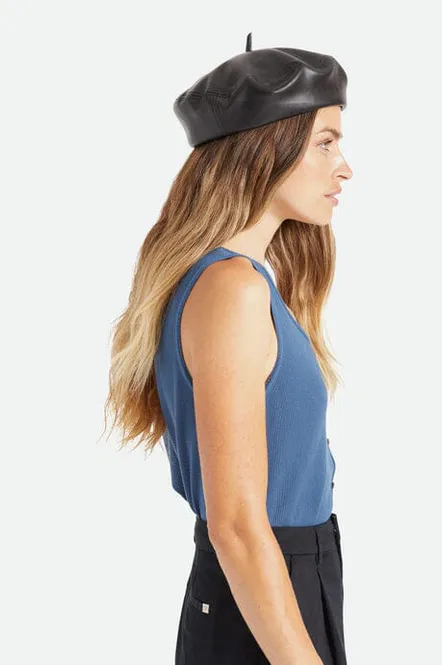Hovedbilde Brixton Audrey II Beret Black-Black