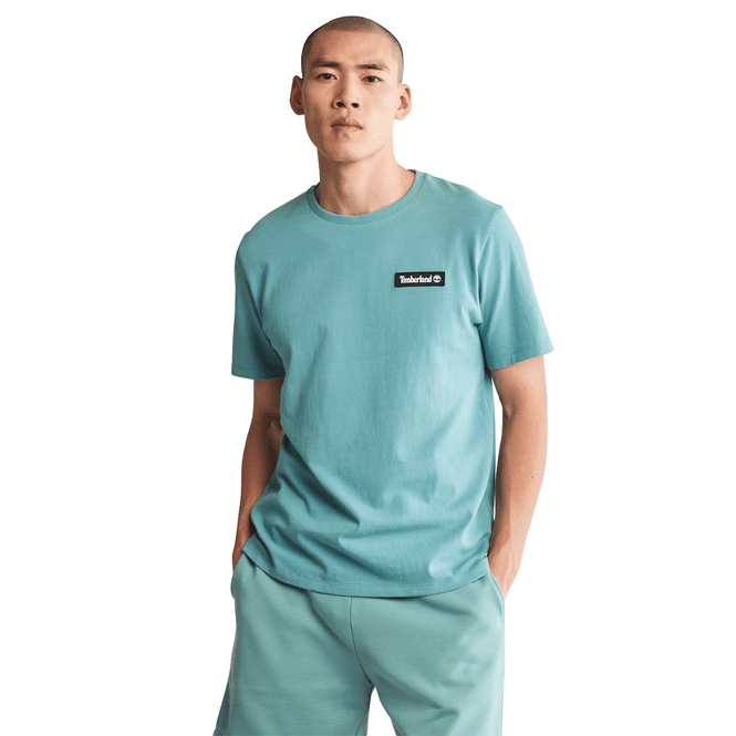 Hovedbilde Timberland Heavyweight Logo Tee Mineral Blue