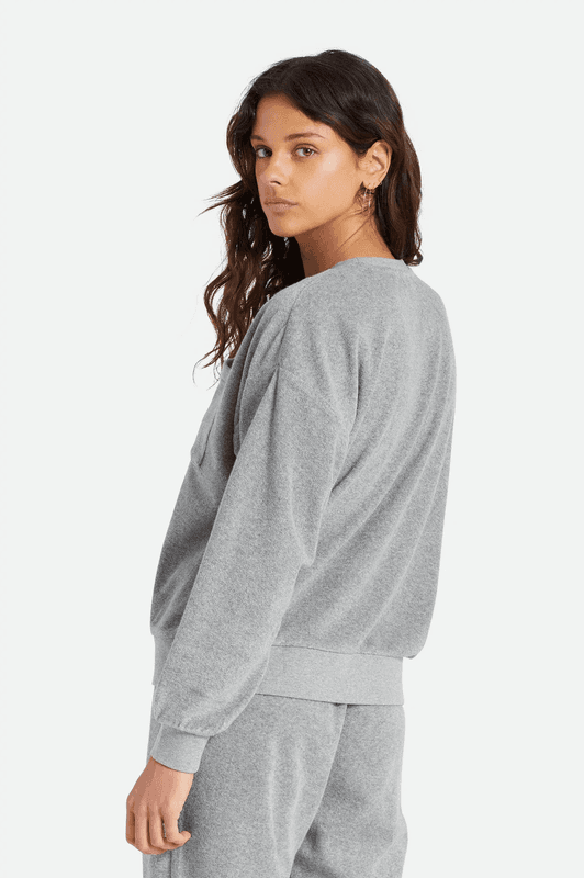Brixton Bella Crew Heather Grey