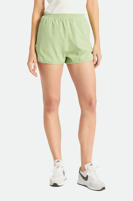 Hovedbilde Brixton Gingham Runner Short Sun Green