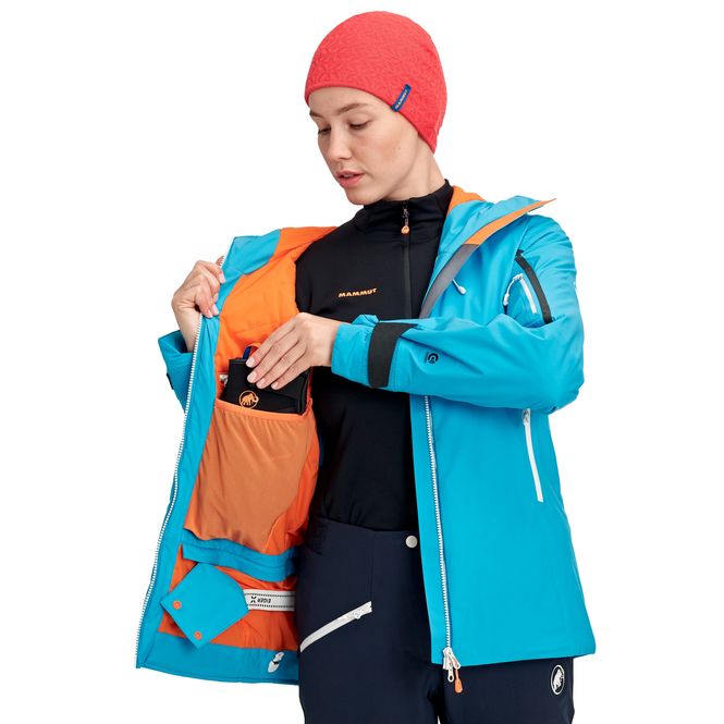 Hovedbilde Mammut Nordwand Thermo HS Hooded Jacket Women Sky