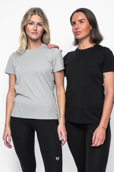 Hovedbilde Woolf Merino Snerte Tee Vane Grey