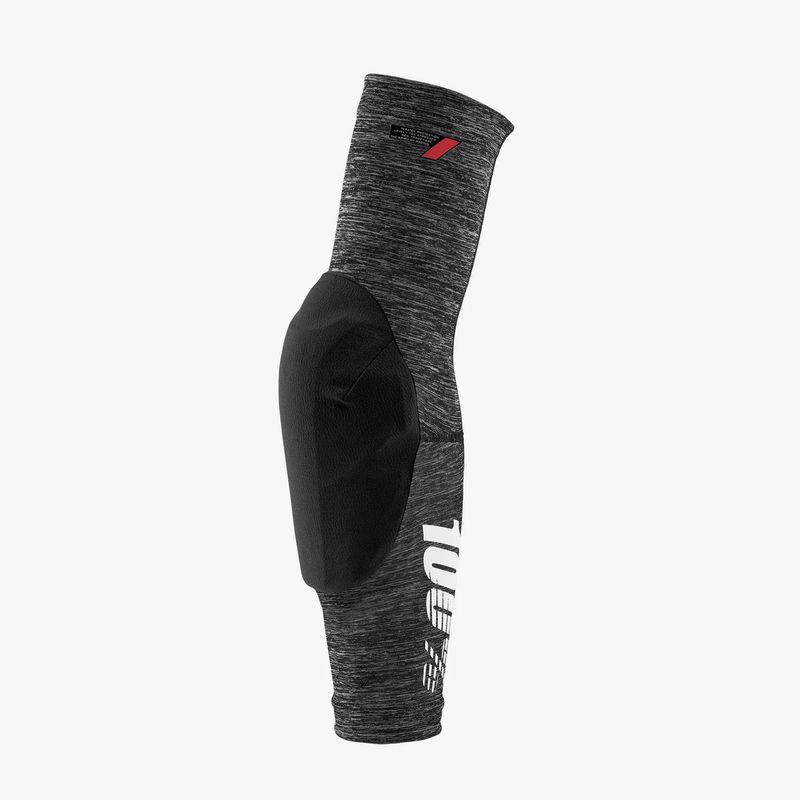 100% TERATEC Elbow Guards Heather Grey/Black