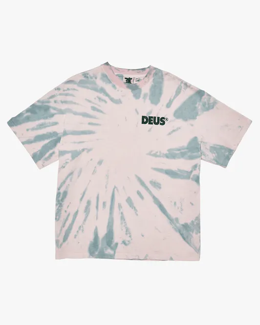 Hovedbilde Deus Ex Machina Flat Footed Tie Dye Tee Plc Pale ...