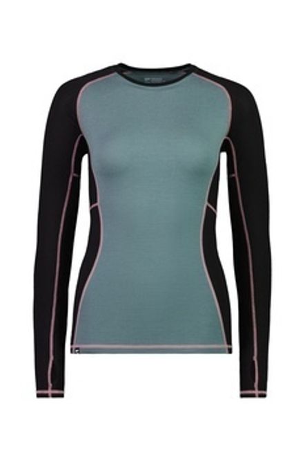 Hovedbilde Mons Royale Womens Olympus LS Burnt Sage / Black