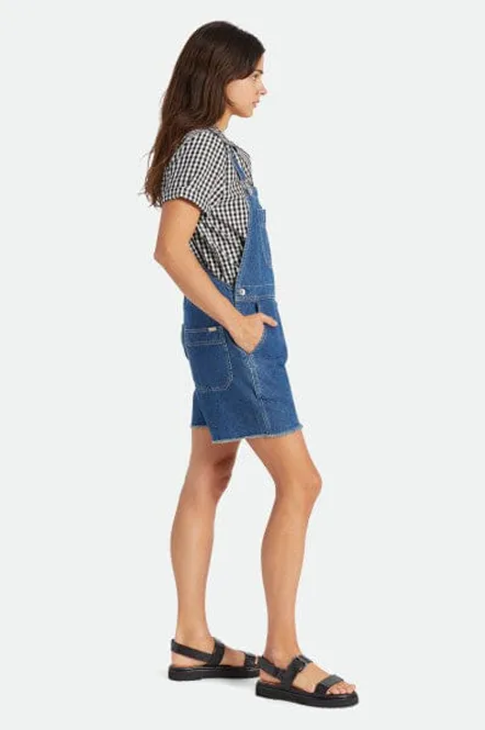 Hovedbilde Brixton Christina Short Overall Indigo Rinse