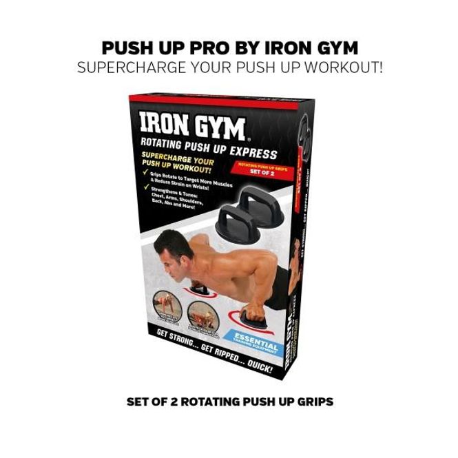 Hovedbilde Iron Gym® Rotating Push Up Grips (Pair)