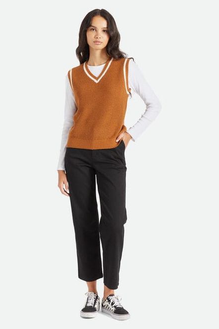 Hovedbilde Brixton Melody Sweater Vest Glazed Ginger