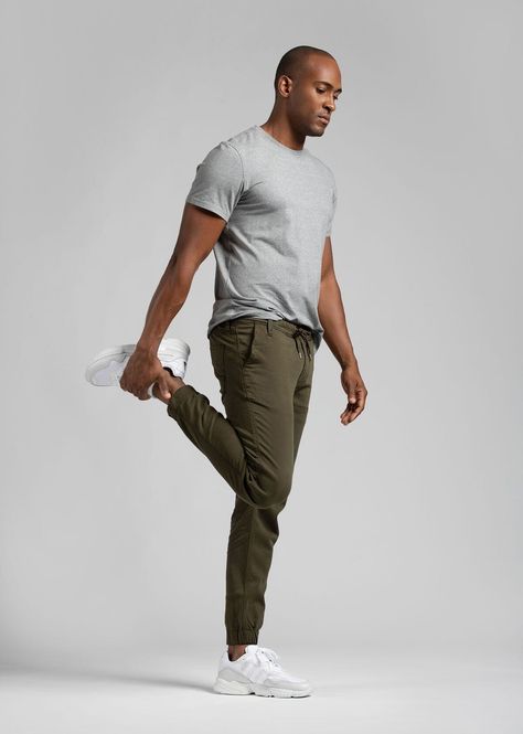 Hovedbilde DU/ER No Sweat Jogger Army Green