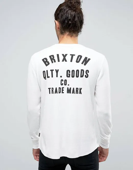 Hovedbilde Brixton Woodburn L/S Stt White