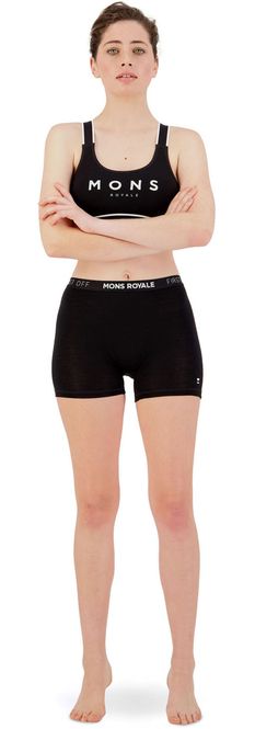 Hovedbilde Mons Royale Womens Hannah Hot Pant Black