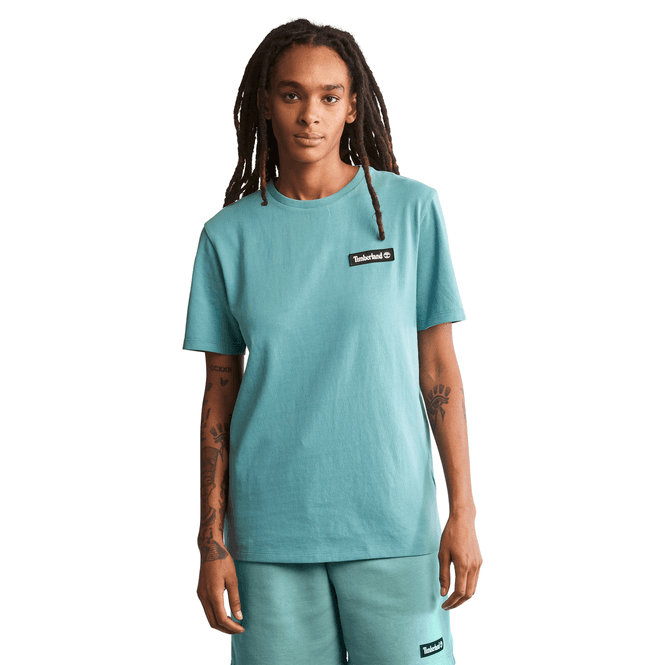 Hovedbilde Timberland Heavyweight Logo Tee Mineral Blue