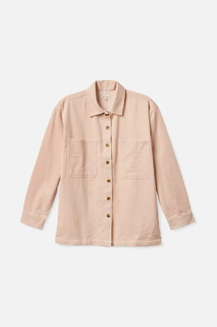 Hovedbilde Brixton Dundee Corduroy Overshirt Rose Dust ...