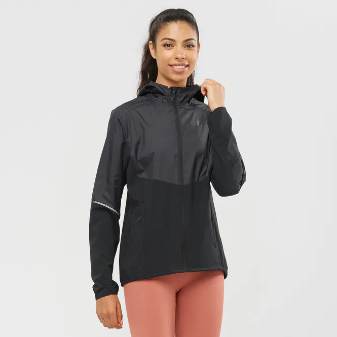 Hovedbilde Salomon Agile Fz Hoodie W Black