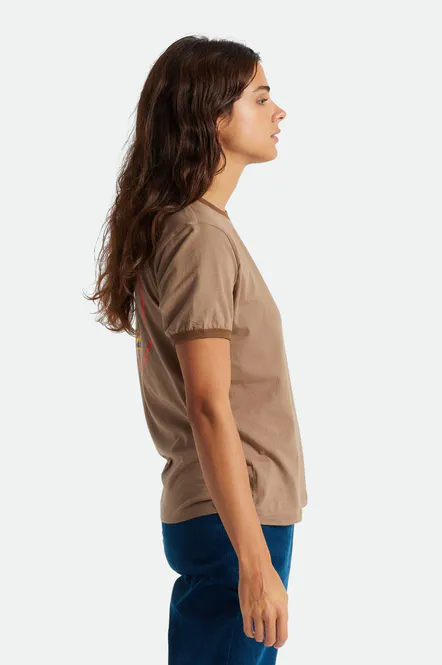 Hovedbilde Brixton Kit Vintage Ringer Tee Twig