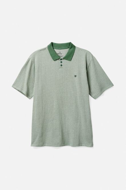 Hovedbilde Brixton Shield Herringbone S/S Polo Knit Dark ...