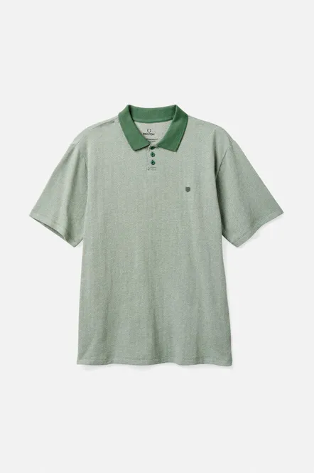 Hovedbilde Brixton Shield Herringbone S/S Polo Knit Dark ...