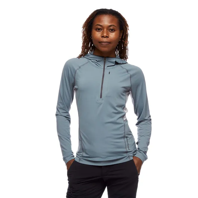 Hovedbilde Black Diamond W Alpenglow Pro Hoody Storm Blue
