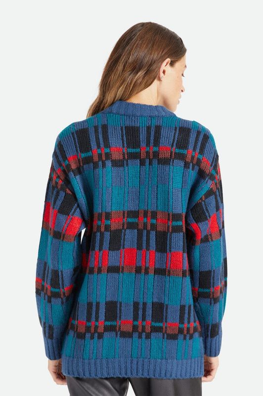 Brixton Ferriss Cardigan Joe Blue