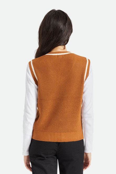 Hovedbilde Brixton Melody Sweater Vest Glazed Ginger