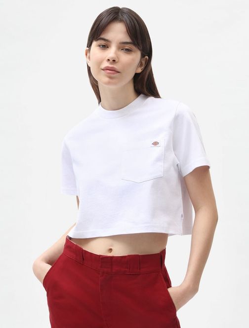 Hovedbilde Dickies Ss Porterdale Crop W-White
