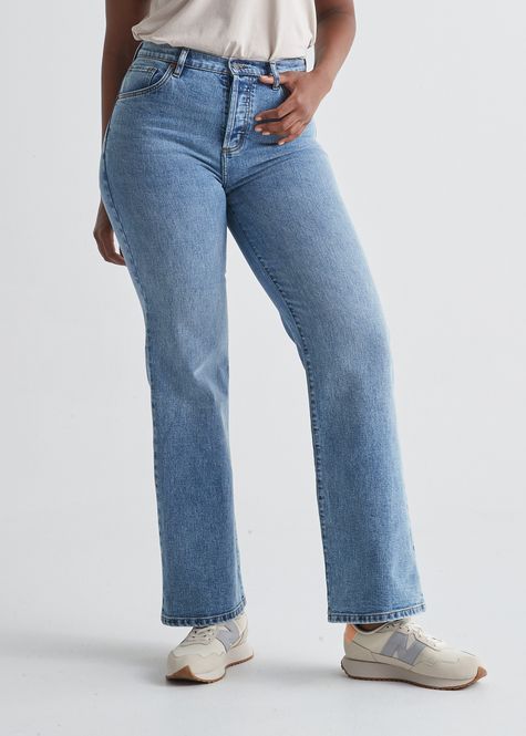 Hovedbilde DU/ER Midweight Performance Denim Wide Leg Women ...